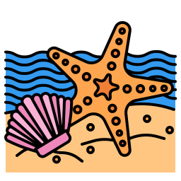 Sea animals icon