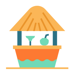 Beach bar icon