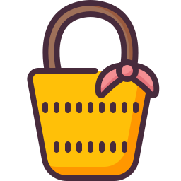 Beach bag icon