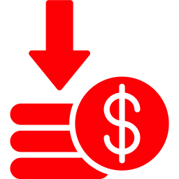 Money loss icon