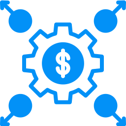 administración del dinero icono