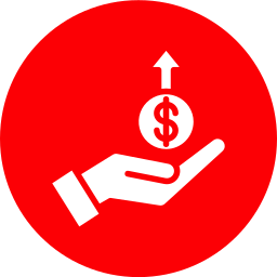 Money growth icon