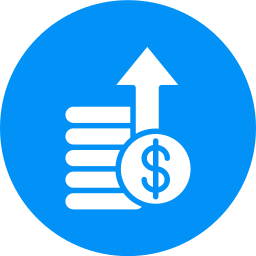 crecimiento del dinero icono