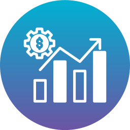 croissance monétaire Icône