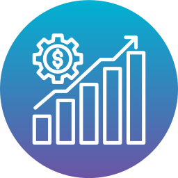 croissance monétaire Icône