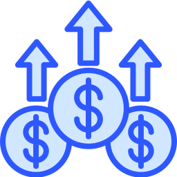 Money growth icon