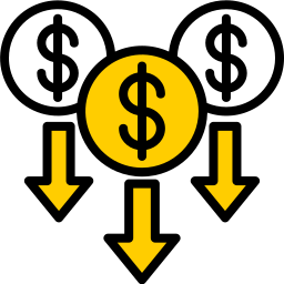 Money loss icon