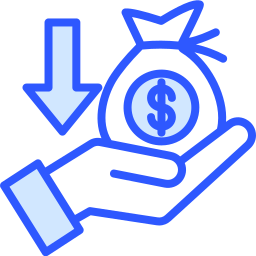 Money loss icon