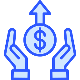 Money growth icon