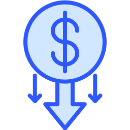 Money loss icon