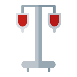 Blood bag icon