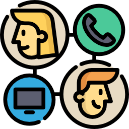 comunicación icono