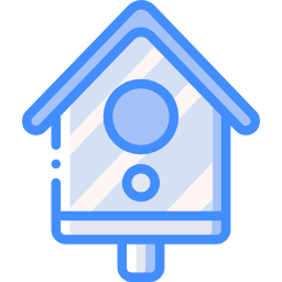 Bird house icon