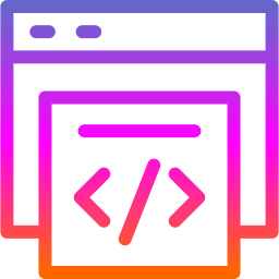 Web programming icon