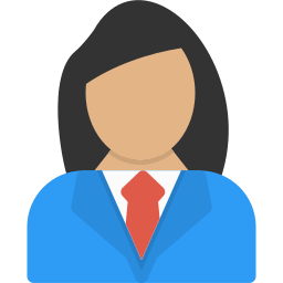 Female professor icon