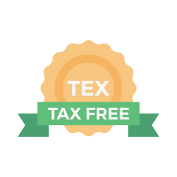 Tax free icon