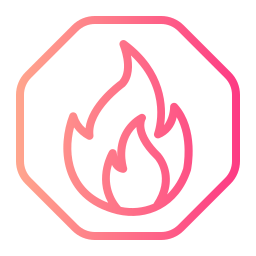 płomienie ognia ikona