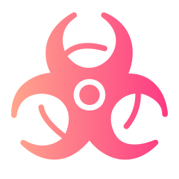 생물학적 위험 기호 icon