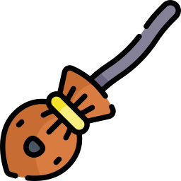 Witch broom icon