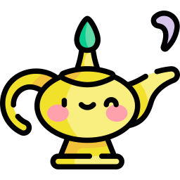 Волшебная лампа иконка