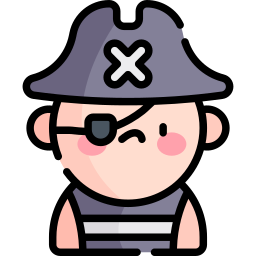 pirata icono
