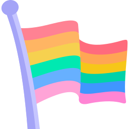 bandera arcoiris icono