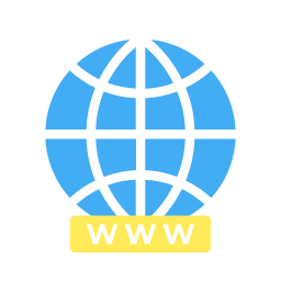 dirección web icono