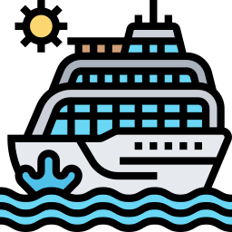 Cruise ship icon