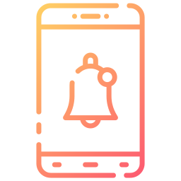 campana de notificación icono