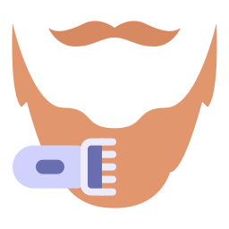 aparar a barba Ícone