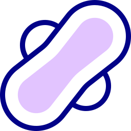 almofada sanitaria Ícone