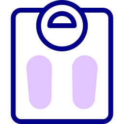 Weight scale icon