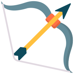 Bow and arrow icon