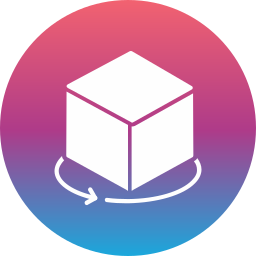 3d cube icon