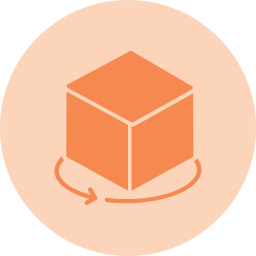 3d cube icon