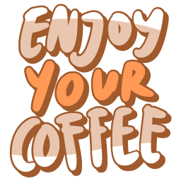 café sticker