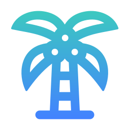 Кокосовое дерево иконка