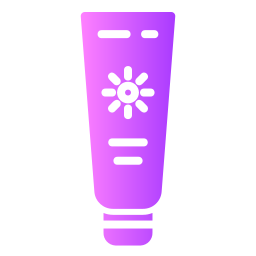 Sun lotion icon