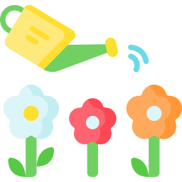 Watering plants icon