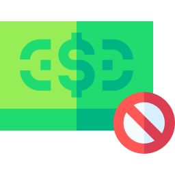 No money icon