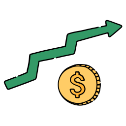 pièce d'un dollar Icône