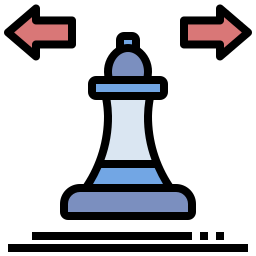 stratégie Icône