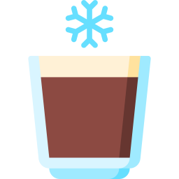 café gelado Ícone