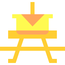 Picnic table icon