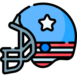 casco de fútbol icono