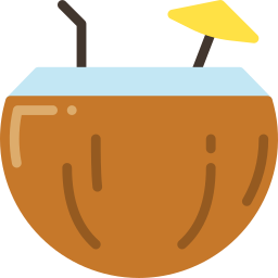 Tropical drink icon