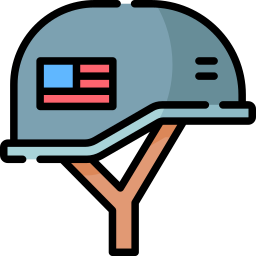 Security helmet icon