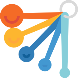 Measuring spoons icon