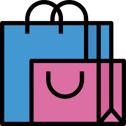 bolsas de compra icono