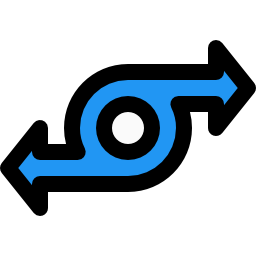 回転する矢 icon